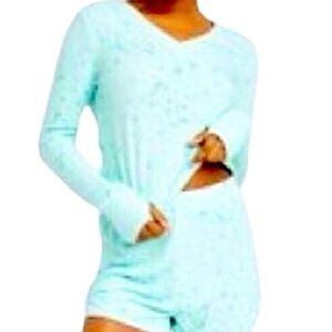 Colsie Women's Light Blue Pajama Set XS